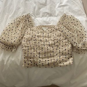 H&M puff sleeve shirt